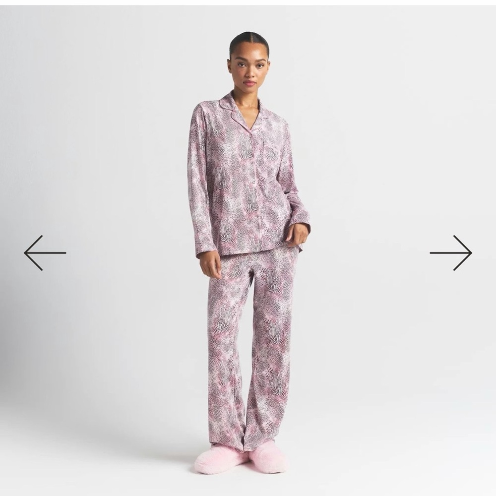 SKIMS Valentine Shop 2026 Pajama Long Sleeve Long Pant Set